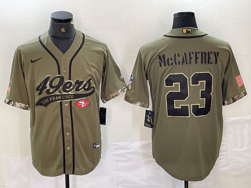 Men San Francisco 49ers #23 Mccaffrey green Nike 2024 Co Branding Game NFL Jersey style 1->san francisco 49ers->NFL Jersey